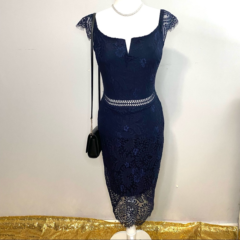 Night Blue Lace Dress! 💙